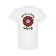 thumbnail image 1 of Donut Worry, Be Happy T-Shirt Women -SPIdeals Designs, Female XX-Large, 1 of 4