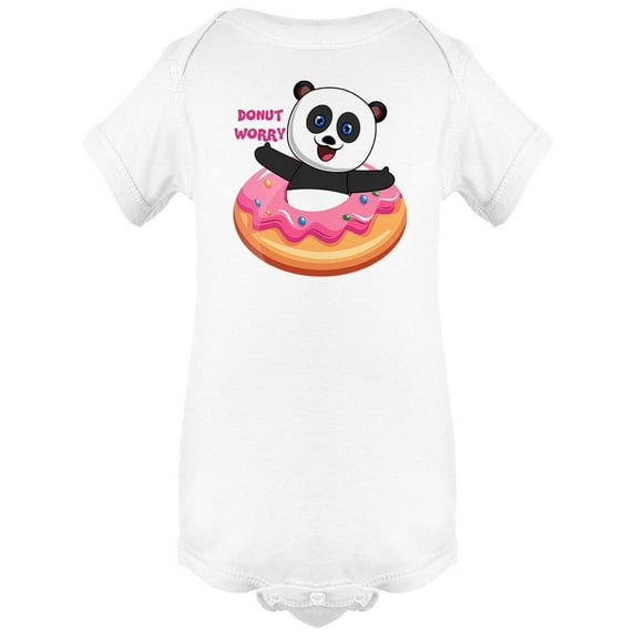 Donut Worry Panda Bodysuit Infant -Image by Shutterstock, 12 Months