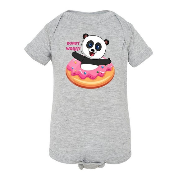 Donut Worry Panda Bodysuit Infant -Image by Shutterstock,  12 Months