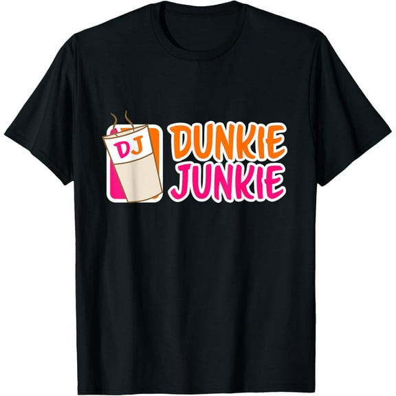 Donut and coffee lover Dunkie Junkie Short Sleeve T-Shirt