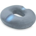 thumbnail image 1 of Donut cushion orthopedic seat cushion, hemorrhoid seat ring, has a pain-reducing effect, also for coccyx relief for cars, sofas, offices and wheelchairs, blue, 1 of 5