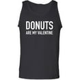 thumbnail image 1 of Donuts Are My Valentine Adult Tank Top, 1 of 3