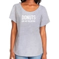 thumbnail image 1 of Donuts Are My Valentine Womens Dolman Tee, 1 of 3