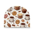 thumbnail image 1 of Donuts Coffee Biscuits Napkin Holder for Table Clear Napkin Stand Paper Holder Acrylic Organizer Dispenser Napkins for Dinner Kitchen Restaurant Room, 1 of 8