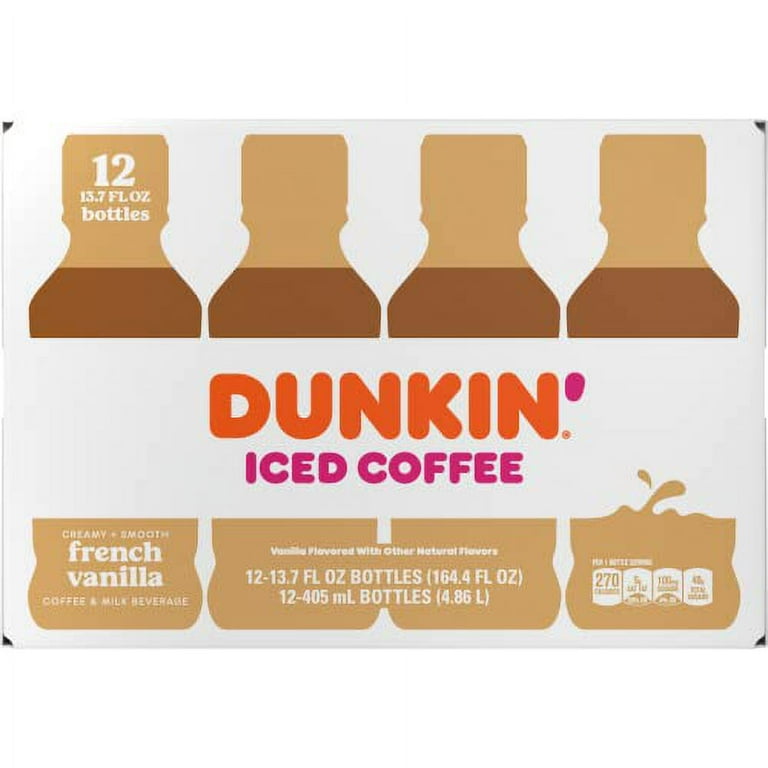 Dunkin' Iced Coffee, Original, 13.7 fl oz, 12-count