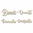 thumbnail image 1 of Donuts Sign Unfinished Wood Cutout Home Decor DIY Option 3- 36" Wide / 1/4", 1 of 3