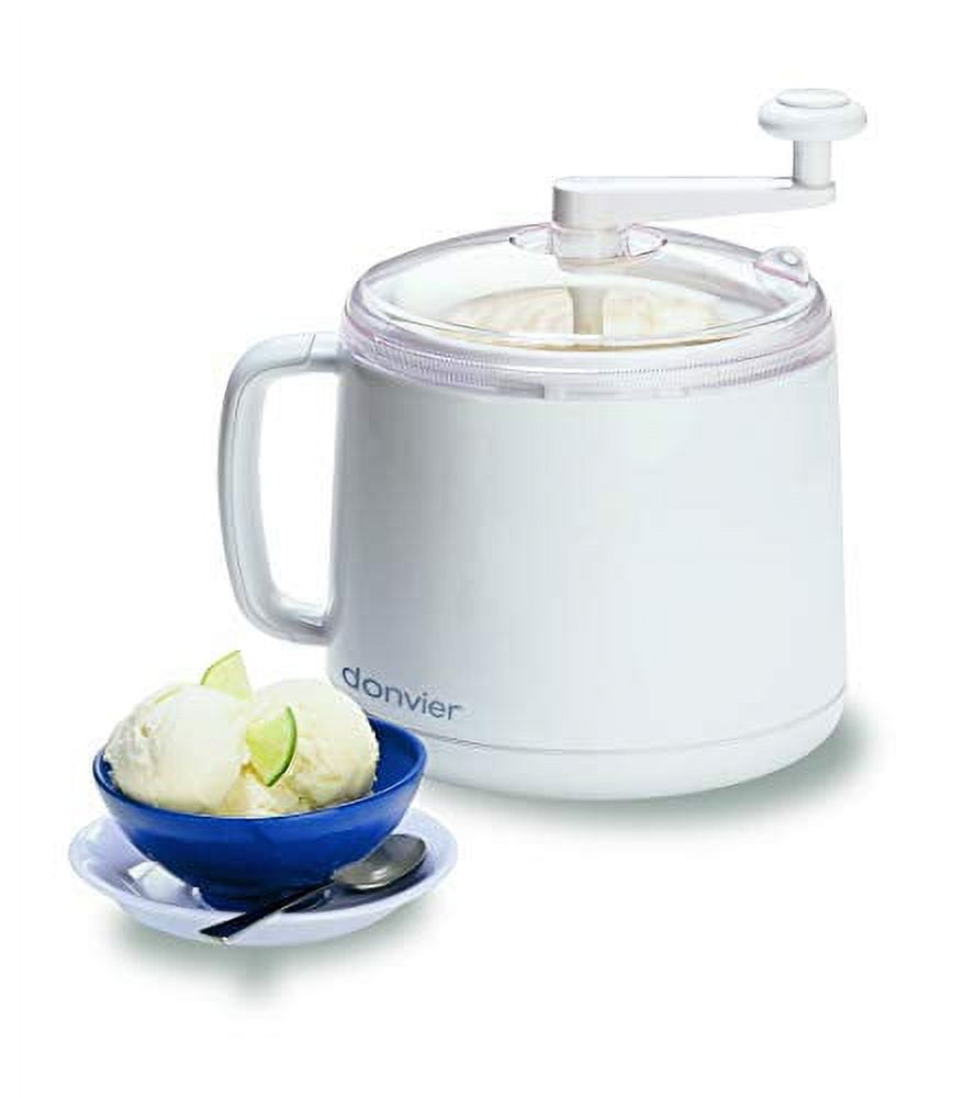 AmeriHome 6 Quart Old Fashioned Ice Cream Maker Electric Homemade Machine with Hand Crank Walmart
