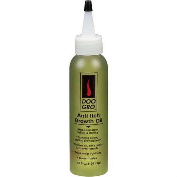 Doo Gro Anti Itch Hair Oil with Tea Tree and Shea Butter, 4.5 fl oz