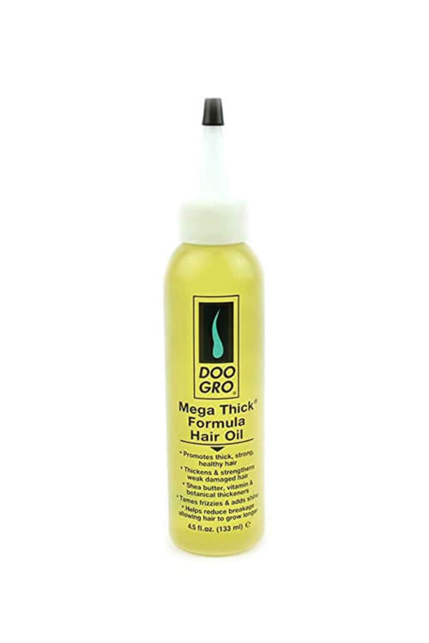 Doo Gro Mega Thick Hair Oil 4.5 fl. oz. for All Hair Types, Moisturizing Formula