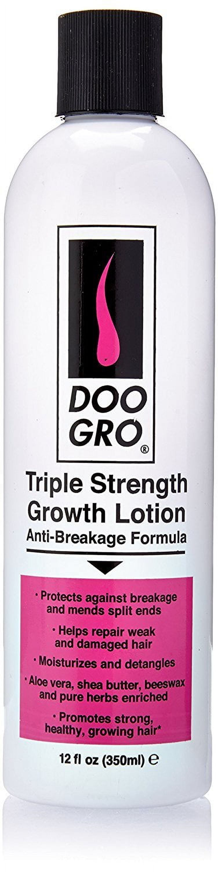 Doo Gro Triple Strength Anti Breakage Hair Growth Lotion, 12 Oz, 2 Pack
