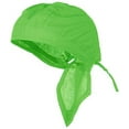 thumbnail image 1 of Doo Rag Du Rag Do Cotton Bandana Head Wrap Solid Color Chemo Cap (Lime Safety Green), 1 of 1