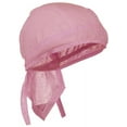 thumbnail image 1 of Doo Rag Du Rag Do Cotton Bandana Head Wrap Solid Color Chemo Cap (Pink), 1 of 1