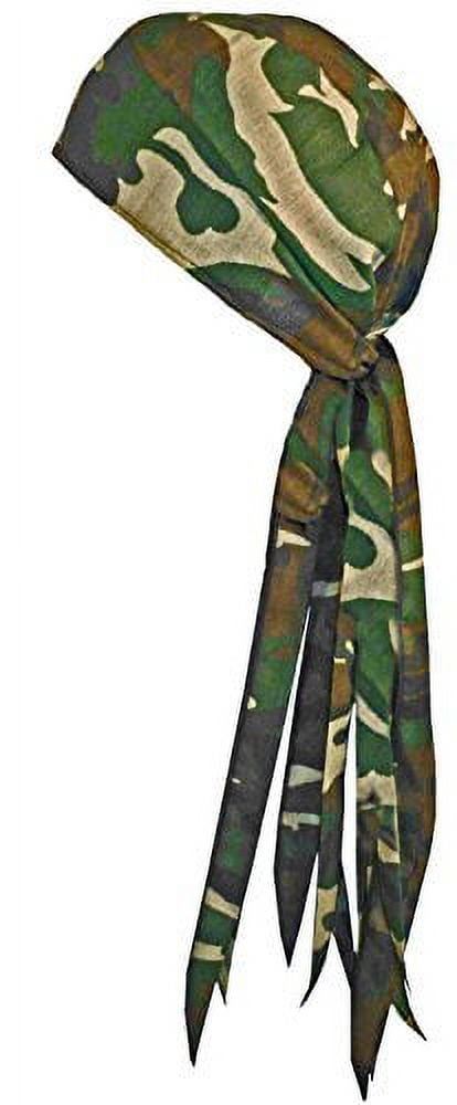 Doo Rag Skull Cap Bandana Headwrap Do Du Rag LONG TAILS Made in the USA ...