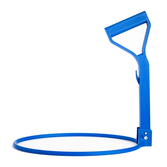 Dood-Eze Pet Pooper Scooper Cleanup Tool for Dogs and Cats, Blue Hdpe
