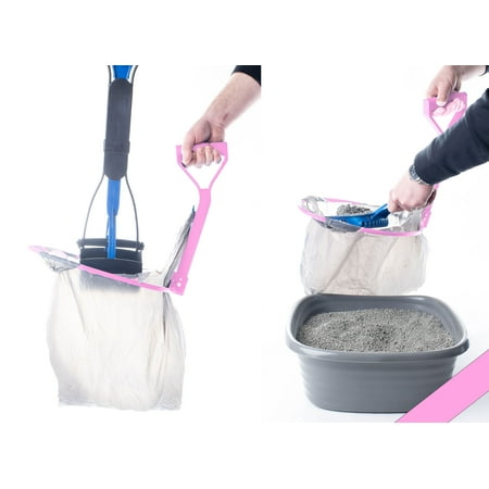 Dood-eze Cleanup Tool (Pink)Dood-Eze Pet Pooper Scooper Cleanup Tool for Dogs and Cats, Pink