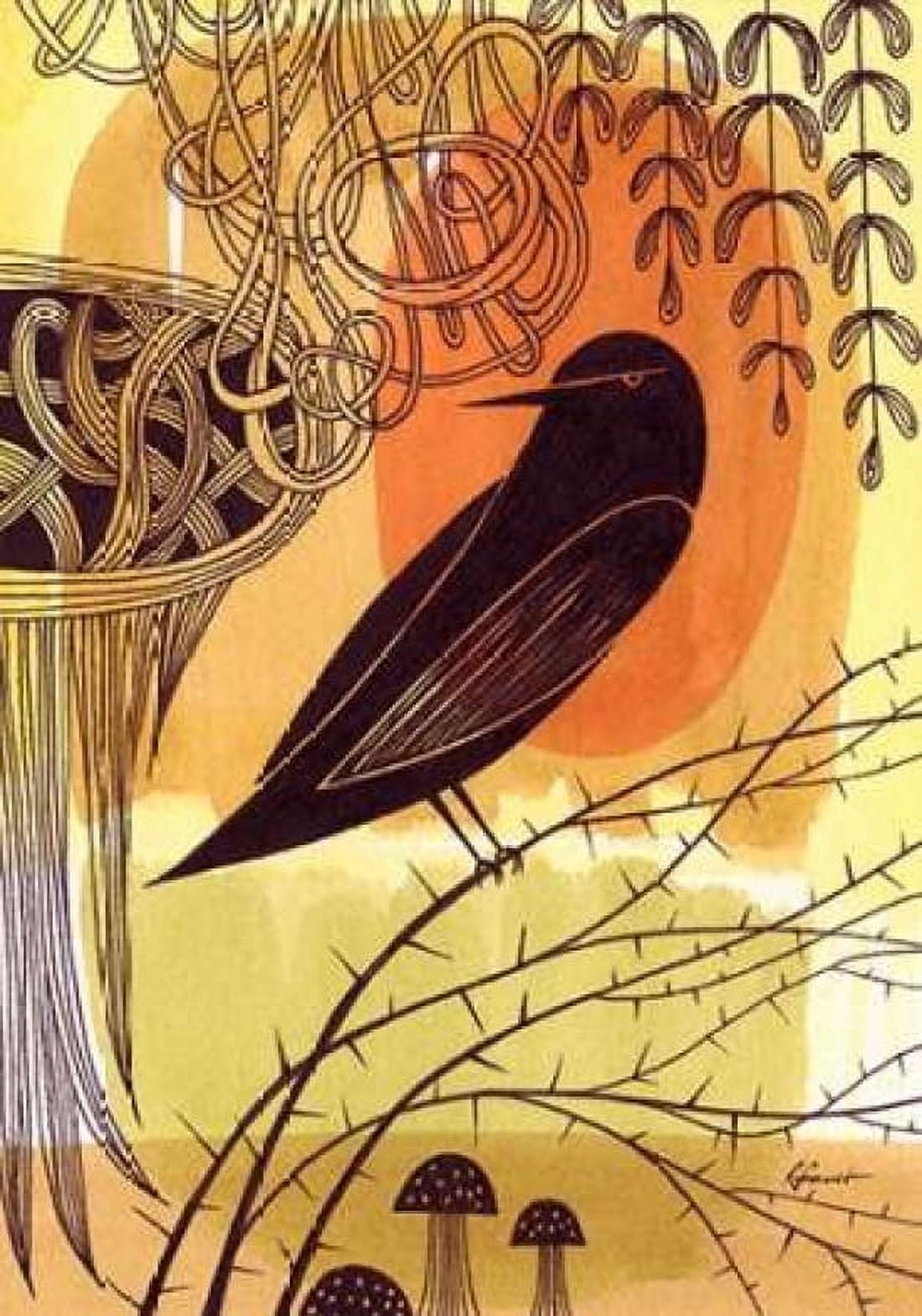 Doodle Bird 1 Canvas Art - Richard Faust (20 x 28)