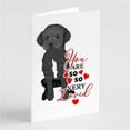 thumbnail image 1 of Doodle Black and White #1 so Loved Greeting Cards and Envelopes Pack of 8 7 in x 5 in, 1 of 3