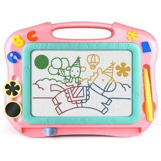 BABLOCVID Toddler Toys,Toys for 1-2 Year Old Girls,Magnetic Drawing Board,Magna Erasable Doodle Board for Kids,Toddler Baby Toys 18 Months to 3 Girls