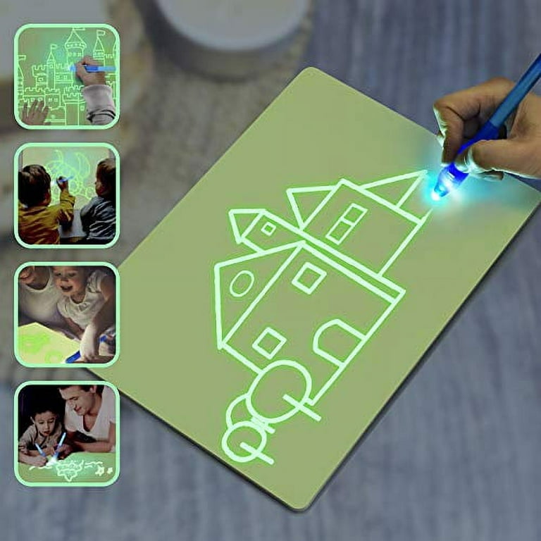 Light Drawing Board for Kids, Glow in Dark Painting Developing Luminescent  Doodle Board for Kids Art 