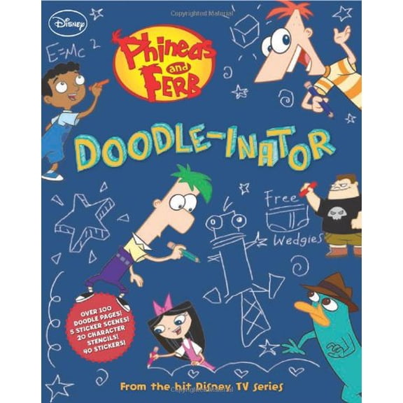 Pre-Owned Phineas and Ferb: Doodle-Inator (Doodle Book) (Paperback) 1423163842 9781423163848