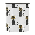 thumbnail image 1 of Doodle Cat Kitten Airtight Coffee Bean Canister 30oz Food Storage Containers with Lids For Gournd, Tea, Sugar, Flour, Rice, Cereal, Candy Cookie Jar, 1 of 8