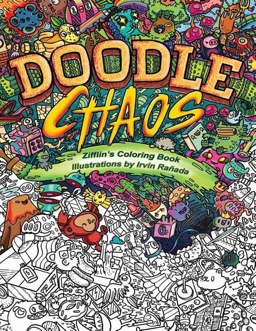 Zifflin's Coloring Book Doodle Chaos: Zifflin's Coloring Book, Book 3 ...