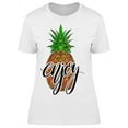 thumbnail image 1 of Doodle Colorful Pineapple T-Shirt Women -Image by Shutterstock, Female Medium, 1 of 2