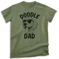 thumbnail image 1 of Doodle Dad T-shirt, Unisex Men's Shirt, Golden Doodle Owner, Best Dog Dad Gift, Heather Military Green, Medium, 1 of 6