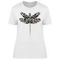 thumbnail image 1 of Doodle Dragonfly Art T-Shirt Women -Image by Shutterstock, Female 3X-Large, 1 of 2