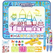 GPED Doodle Drawing Mat, 40 x 32 inch Large Aqua Magic Water Drawing Mat Toy Gifts for Boys Girls Kids Painting Writing 