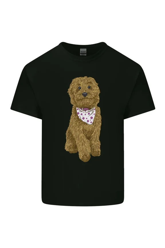 Doodle Goldendoodle Dog Animal Graphic Design Light Cotton Tee Shirt,for unisex up to 5XL