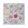 thumbnail image 1 of Doodle Head Scarf, Planets Rockets and Aliens, Head Wrap, 3 Sizes, by Ambesonne, 1 of 2