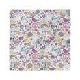 thumbnail image 1 of Doodle Head Scarf, Sixties of Peace, Head Wrap, 3 Sizes, by Ambesonne, 1 of 2