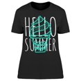thumbnail image 1 of Doodle Ice Cream Hello T-Shirt Women -Image by Shutterstock, Female XX-Large, 1 of 2