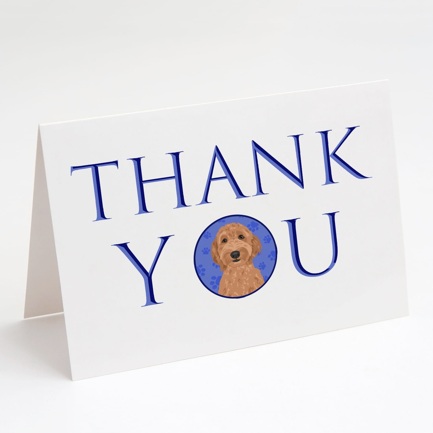 Doodle Liver #3 Thank You Greeting Cards and Envelopes Pack of 8 7 in x 5 in