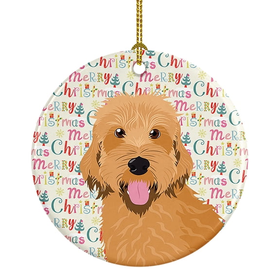 Doodle Liver #4 Christmas Ceramic Ornament 2.8 in x 2.8 in