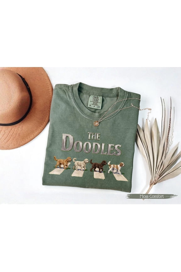 Doodle Lover Shirt, Goldendoodle Bernedoodle Labradoodle, Mini Goldendoodle Shirt, The Doodles Shirt, Colorful Dog Shirt, Retro Dog Mom Tee