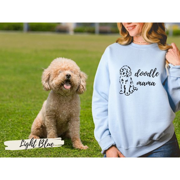 Doodle Mama Sweatshirt, Funny Sweatshirt, Graphic Sweatshirt, Gift for Her, Goldendoodle, Labradoodle, Dog Mom, Doodle Sweatshirt