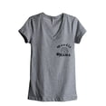 thumbnail image 1 of Doodle Mama Women's Fashion Relaxed V-Neck T-Shirt Tee Heather Grey Small, 1 of 3