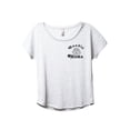 thumbnail image 1 of Doodle Mama Women's Fashion Slouchy Dolman T-Shirt Tee Heather White X-Large, 1 of 3