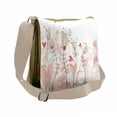 thumbnail image 1 of Doodle Messenger Bag, Wedding Inspired Art, Unisex Cross-body, by Ambesonne, 1 of 2