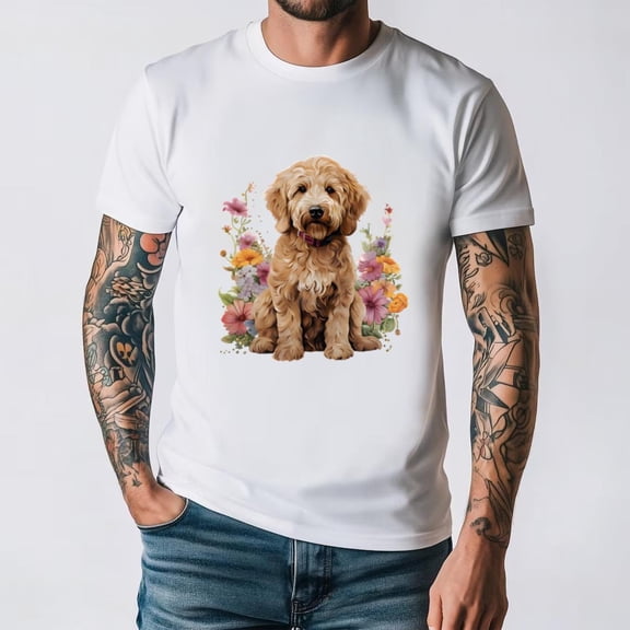 Doodle Mom Goldendoodle Labradoodle Dog Lover Pet Mom Gift Top Unisex T-Shirt, for men & women, up to size 5XL.