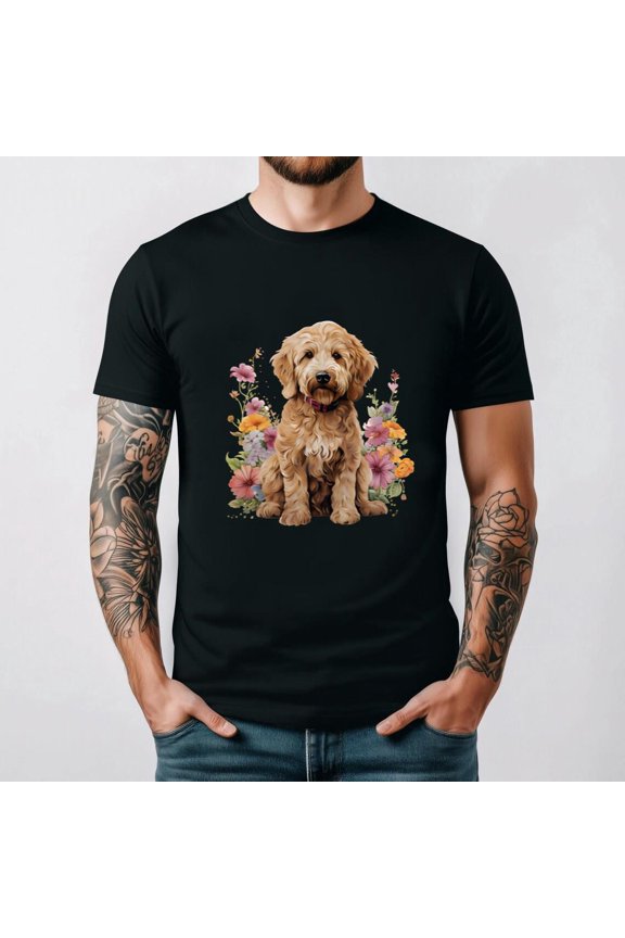Doodle Mom Goldendoodle Labradoodle Dog Lover Pet Mom Gift Top Unisex T-Shirt, for men & women, up to size 5XL.
