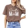 thumbnail image 1 of Doodle Mom Shirt for Women Cute Trendy Goldendoodle Dog Owner Graphic Tee for Adults Espresso Shirt Adult 2XL, 1 of 4
