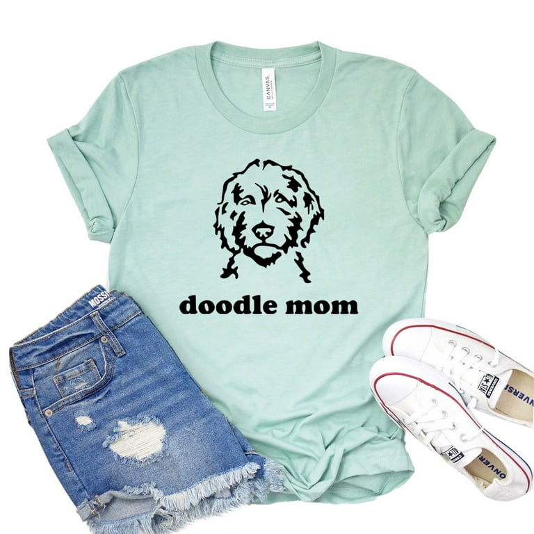 Doodle Mom Dog Paw T-Shirt - Goldendoodle Gift Doodle Mom Dog Paw T-Shirt - Goldendoodle Gift