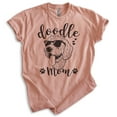 thumbnail image 1 of Doodle Mom T-shirt, Unisex Women's Shirt, Golden Doodle Owner, Best Dog Mom Gift, Heather Sunset, Small, 1 of 6
