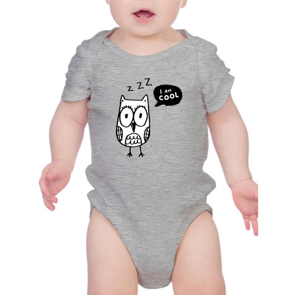 Doodle Owl I Am Cool Bodysuit Infant -Image by Shutterstock, 6 Months