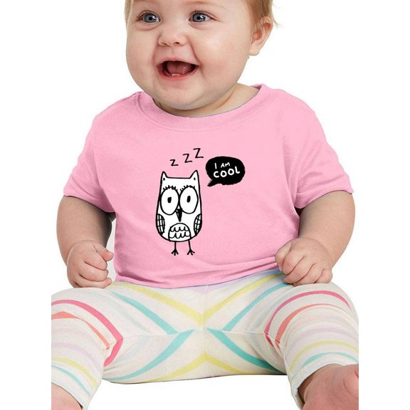 Doodle Owl I Am Cool T-Shirt Infant -Image by Shutterstock, 24 Months