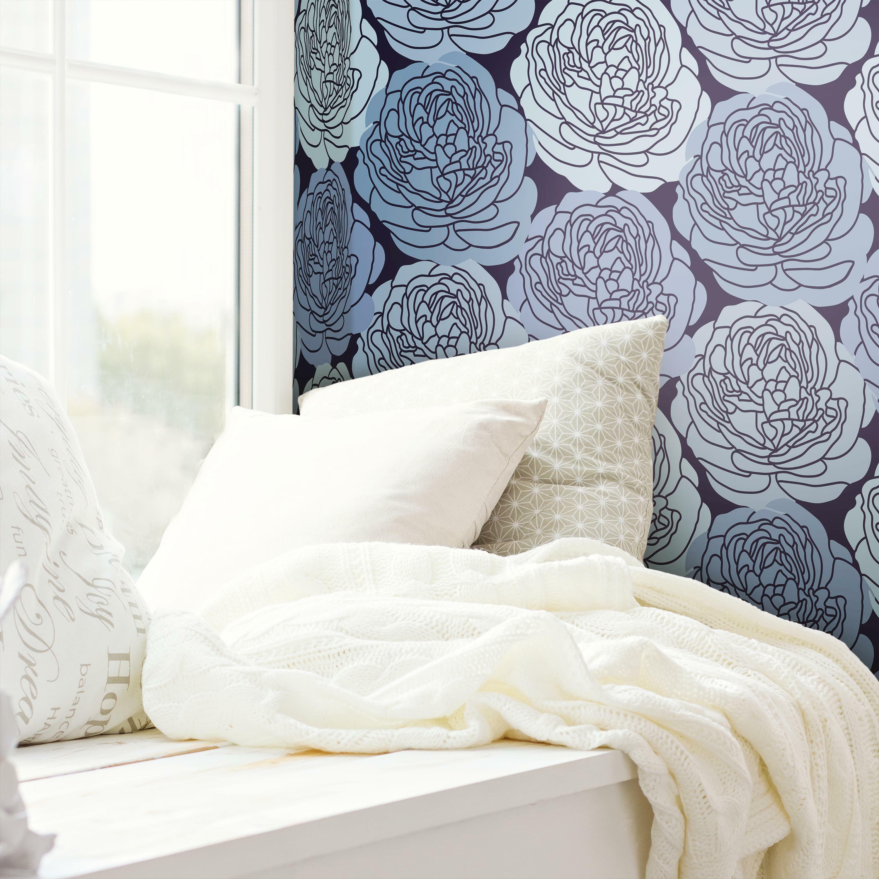 Doodle Scallop Peel and Stick Wallpaper