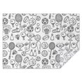 thumbnail image 1 of Doodle Sports Icons Pattern Rectangle Tablecloth 60"x84",Waterproof Polyester Rectangle Table Cloth, Wipeable Spillproof Polyester Tablecloth for Dining, Camping, Indoor and Outdoor, 1 of 5